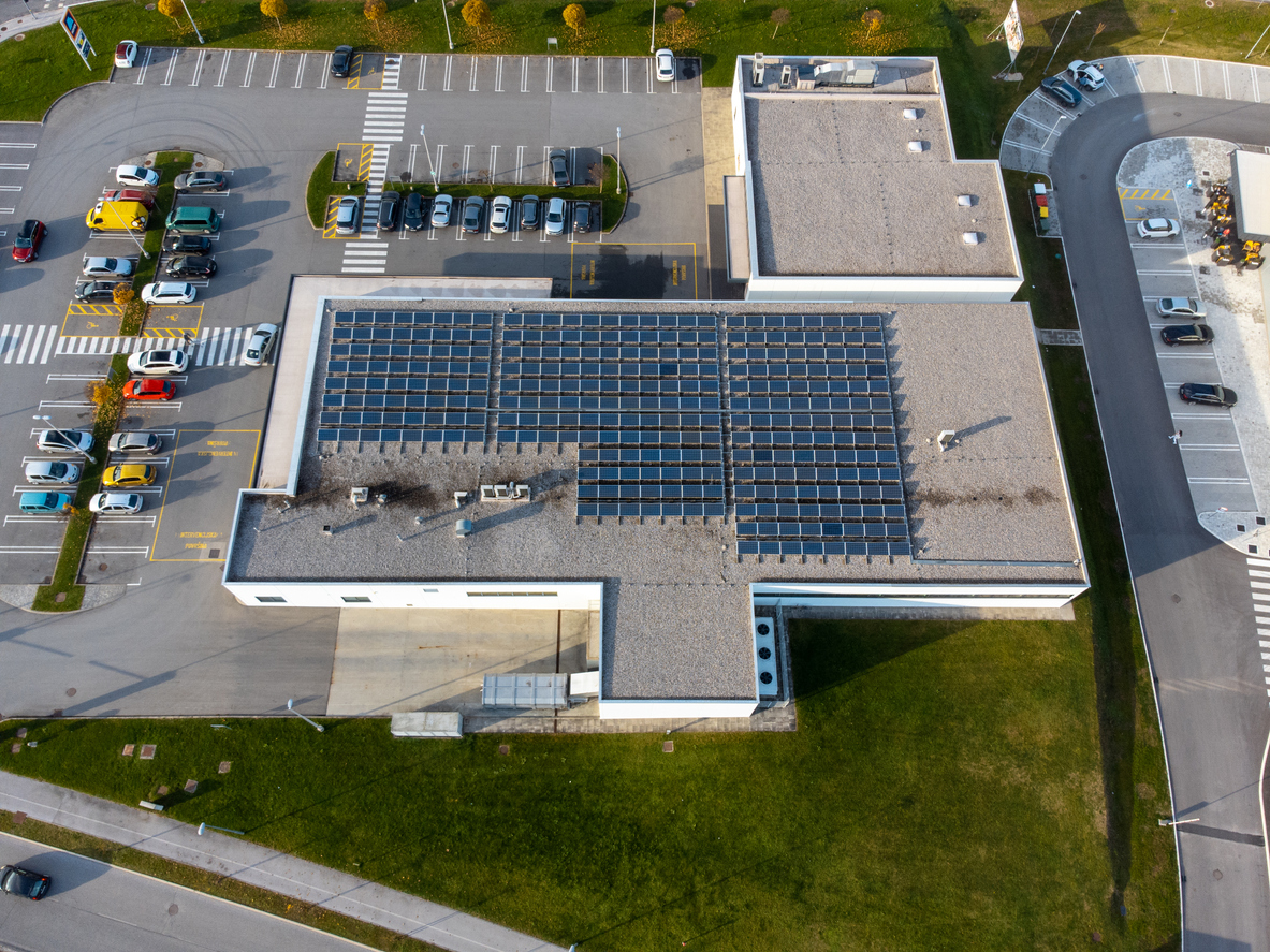 Solar Array Installation - Commercial image